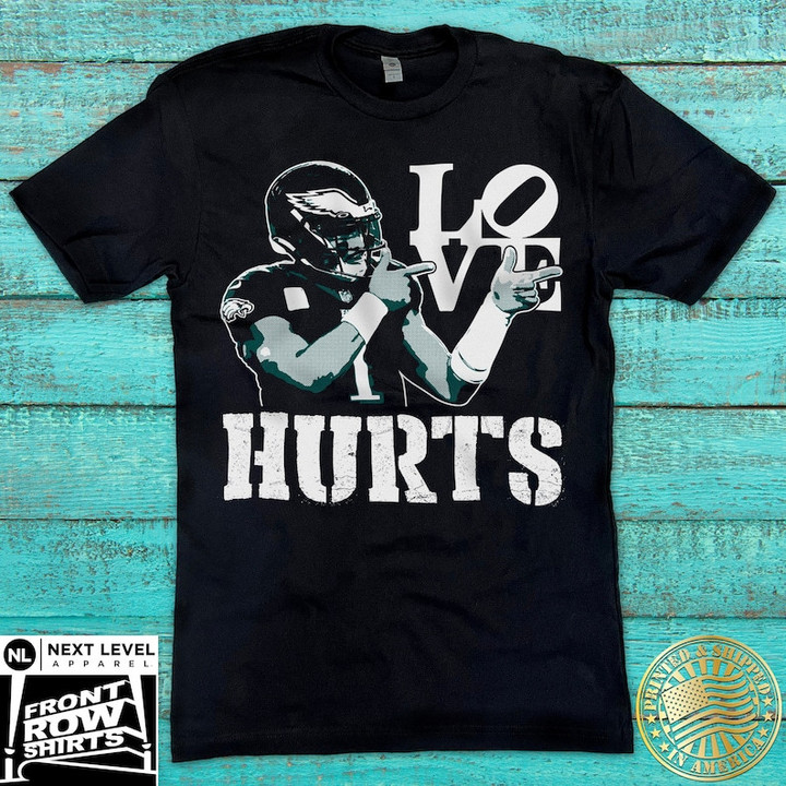 Love Jalen Hurts Super Bowl Philadelphia American Football Philly Eagles Super Bowl T-shirt Shirt