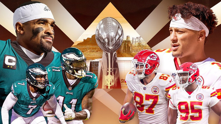 Super Game Final Champion Super Bowl Philadelphia American Football Philly Eagles Kansas City Super Bowl Canvas Poster