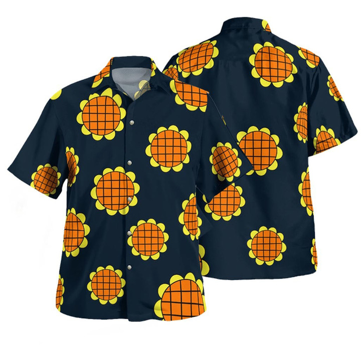 Luffy's Shirt Sunflower Hawaii Hawaiian Shirt