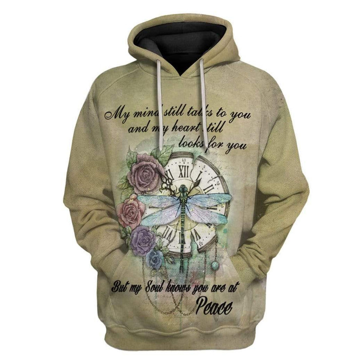Hoodie Zip Hoodie Custom T-shirt - Hoodies My mind still talks to you and my heart still looks for you