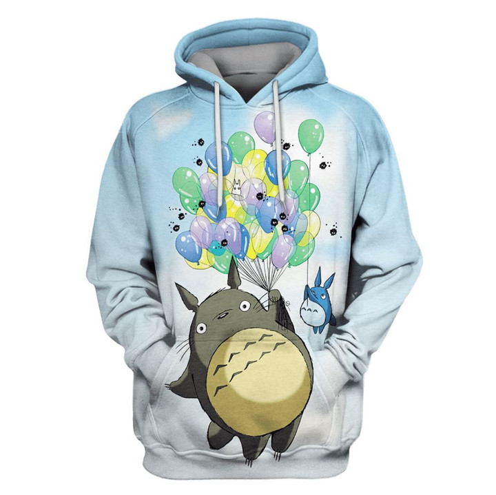 Hoodie Zip Hoodie Tonari no Totoro Custom T-shirt - Hoodies Apparel