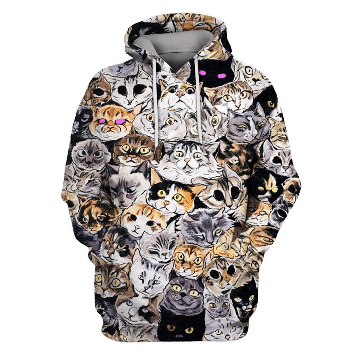 Hoodie Zip Hoodie Sea Of Cats Custom T-shirt - Hoodies Apparel