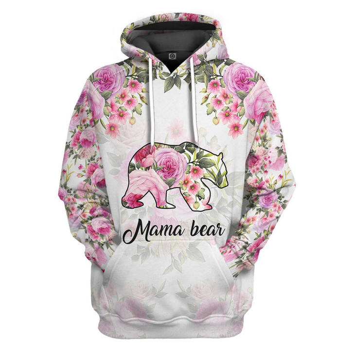 Hoodie Zip Hoodie 3D Mama Bear Mothers Day Custom Tshirt Hoodie Apparel