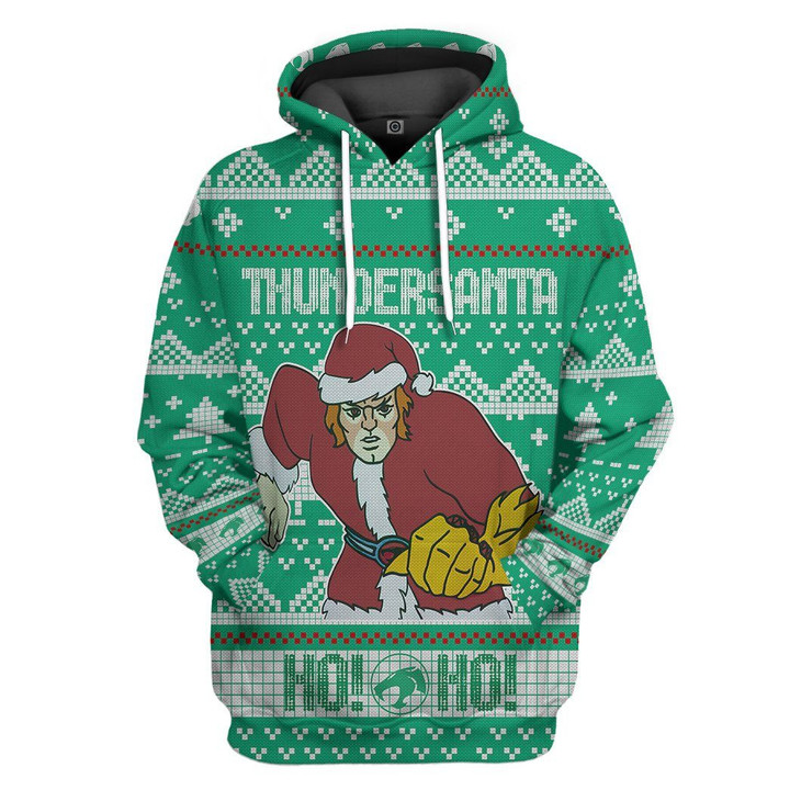 Hoodie Zip Hoodie 3D Thundercats Ugly Christmas Sweater Custom Tshirt Hoodie Apparel