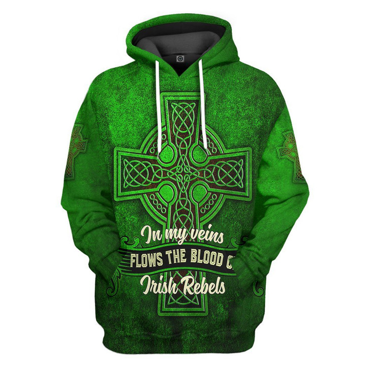 Hoodie Zip Hoodie 3D Irish St Patrick Day Custom Tshirt Hoodie Apparel