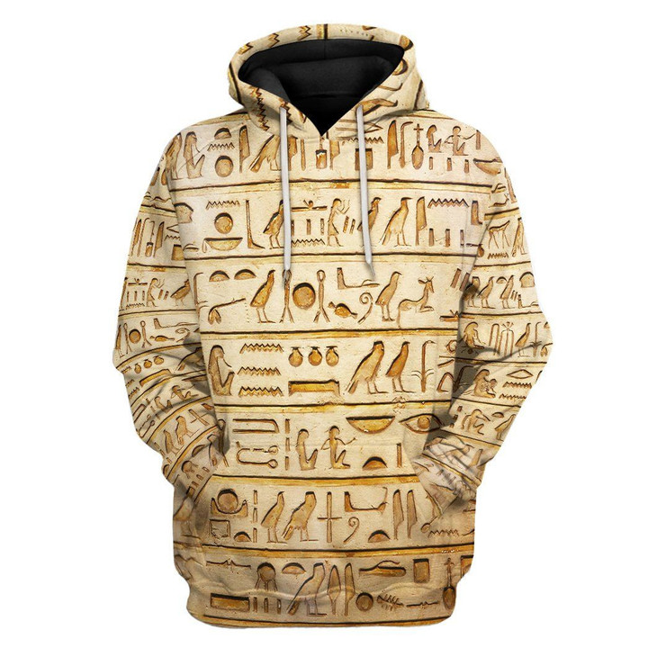 Hoodie Zip Hoodie 3D Egypt Pattern Custom Tshirt Hoodie Apparel