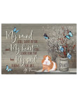 Guinea Pig And Butterfly Are My Mind And My Soul Because I Know They Are At Peace Canvas Poster