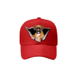 Boxer Fan Club Red Color Torn Frame Baseball Cap Classic Hat Men Woman Unisex