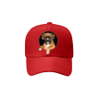 Cool Boxer Fan Club Red Color In Round Frame Baseball Cap Classic Hat Men Woman Unisex