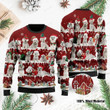 Lovely Maltese Dog Family In Winter Gift For Christmas Ugly Christmas Sweater