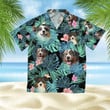Australian Shepherd Dog And Flower Summer Leaves Hawaii Hawaiian Shirt