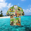Doberman Dog With Coconut On Island Pirates Hawaii Hawaiian Shirt