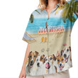 A Bunch Of Beach Jack Russell Dog Hawaii Hawaiian Shirt