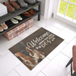 Welcome Hope You Like Blue Basset Hound's Hair Doormat Gift Christmas Home Decor