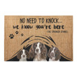 The Springer Spaniel No Need To Knock We Know You're Here Doormat Gift Christmas Home Decor