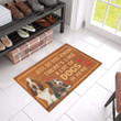 Just So You Know There Is Like A Lot Of Basset Hound In Here Doormat Gift Christmas Home Decor