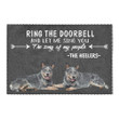 Ring The Doorbell And Let Me Sing You The Song Of My People Heelers Doormat Gift Christmas Home Decor