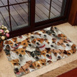 A Bunch Of Jack Russell Terriers Full Face Doormat Gift Christmas Home Decor