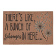 There's Like A Bunch Of Schnauzer In Here Doormat Gift Christmas Home Decor