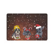 Merry Christmas With Accessories Of French Bulldog Doormat Gift Christmas Home Decor