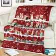 Welsh Corgi Christmas Blanket - Best sherpa throw blanket, christmas throw blanket, best gift for dog lovers.
