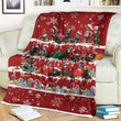 Rottweiler Christmas Blanket - Best sherpa throw blanket, christmas throw blanket, best gift for dog lovers.