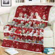 West Highland Christmas Blanket - Best sherpa throw blanket, christmas throw blanket, best gift for dog lovers.