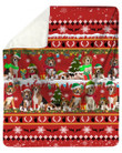 Beagle Christmas Blanket - Christmas blanket, christmas throw blanket, best gift for dog lovers.
