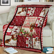 Basset Hound Merry Little Christmas Blanket - Christmas blanket, christmas throw blanket, best gift for dog lovers.