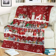 Papillon Christmas Blanket - Best sherpa throw blanket, christmas throw blanket, best gift for dog lovers.