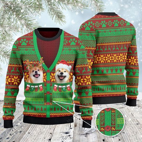 Merry Xmas Dog Lovers Shiba Inu Awesome Gift For Christmas Ugly Christmas Sweater