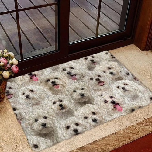 A Bunch Of Maltese Full Face Doormat Gift Christmas Home Decor