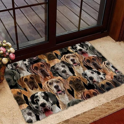 A Bunch Of Great Danes Full Face Doormat Gift Christmas Home Decor