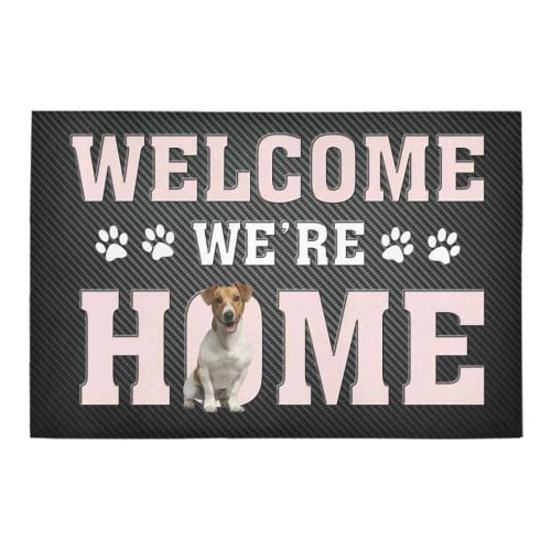 Jack Russell Welcome We Are Home Doormat Gift Christmas Home Decor