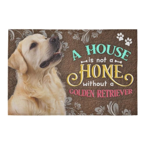 A House Is Not A Home Without Golden Retriever Doormat Gift Christmas Home Decor