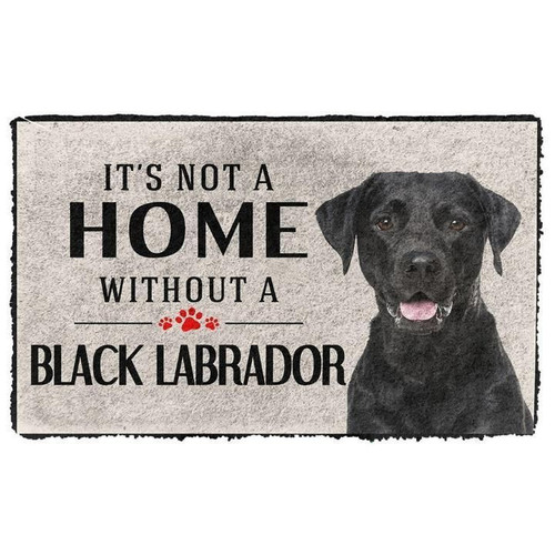 Its Not A Home Without A Black Labrador Doormat Gift Christmas Home Decor