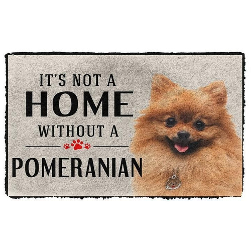 Its Not A Home Without A Pomeranian Doormat Gift Christmas Home Decor