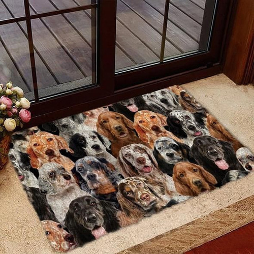 A Bunch Of English Setter Full Face Doormat Gift Christmas Home Decor