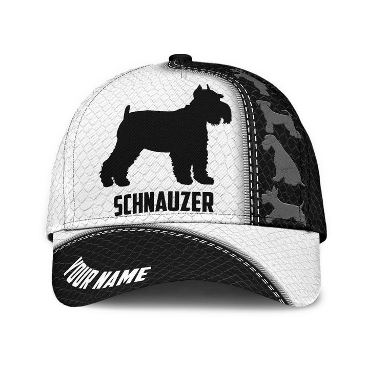 Personalized Lovely Schnauzer Custom Baseball Cap Classic Hat Men Woman Unisex