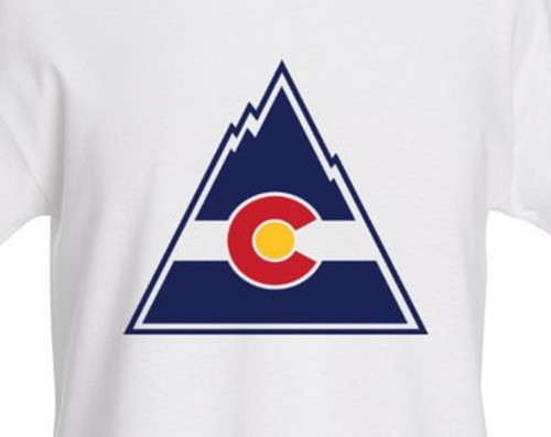 Colorado Rockies Vintage Hockey T shirt With Player Namenumber   Shersey