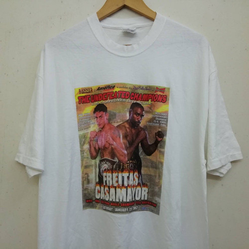 00s Boxing Freitas Vs Casamayor Tshirt mike Tysonmuhammad Aliboxing Fighterboxing Shirt