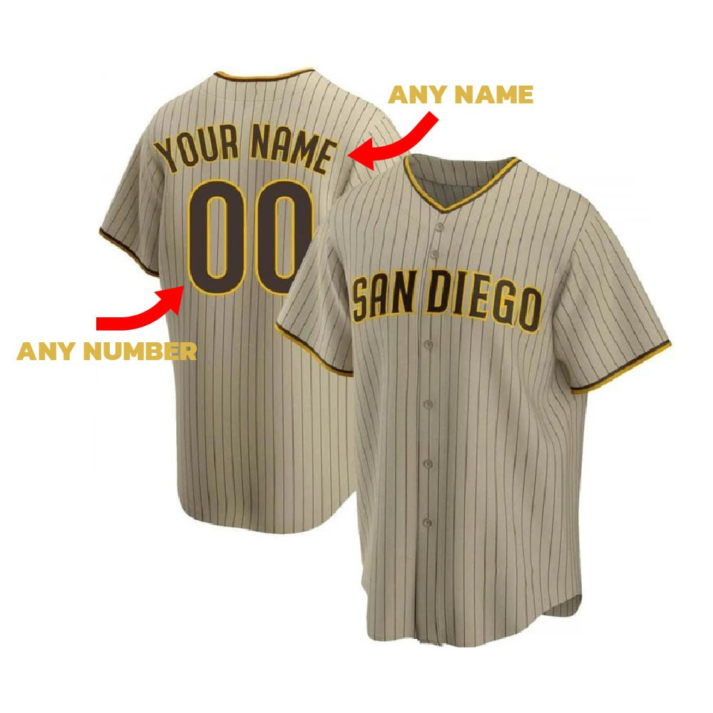 San Diego Padres Mexico Cool Base Limited Custom Jersey - All Stitched