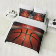 bask ball design with a ball, bask and fire port  3D Customized Bedding Sets Duvet Cover Bedlinen Bed set , Comforter Set