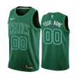 Men's Custom Boston Celtics Green Earned Edition 2021 Jersey Stitched
