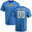 Youth Custom Los Angeles Chargers Shirt - Blue