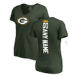 Green Bay Packers NFL Pro Line Women's Customized Playmaker V-Neck T-Shirt - Green