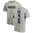 Youth Green Bay Packers NFL Pro Line Customized Playmaker T-Shirt - Heather Gray