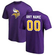 Youth Minnesota Vikings Winning Streak Customized Any Name & Number T-Shirt - Purple