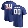 Youth New York Giants Customized Icon Name & Number T-Shirt - Royal