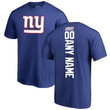 Youth New York Giants NFL Pro Line Customized Playmaker T-Shirt - Royal
